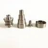 Universal Titanium nail 6 in 1 Heater Flat Coil 10mm Domeless Titanium Nails 10/14/18mm Female And Male with Titanium Carb Cap New Set Stock