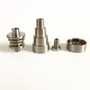 유니버설 티타늄 네일 6 in 1 Heater 플랫 코일 10mm Domeless Titanium Nails 10 / 14 / 18mm 암컷 및 남성 티타늄 카파 캡 New Set Stock