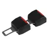 2pcs Universal Car Seat Belt Clip Black Extender Safety Belts Plug Alarm Canceller