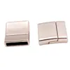 Free Ship silver 50pcsets 15mmx3mm Inner Hole Curved Magnetic Clasps and Closure for Bracelet Making Jewelry Supply in