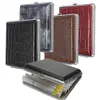 1pcs Practical PU Leather Cigarette Tobacco Pocket Box Storage Case Holder Wallet 20pcs Cigarettes Cases1473912