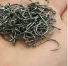 Yemulang 100pcs High Carbon Stål Fiskehakar Set i Fly Fishhooks Jig Barbed med hål för fisketillbehör Pesca 3 # -12 #