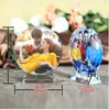 Customized Round Shape Crystal Glass Photo Frame Personalized Picture Frame Photo Album For Birthday Friends Gifts Home Decor