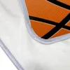 Close-up of Basketball Ball Blanket Soft Warm Cozy Bed Couch Lightweight Polyester Microfiber Blanket Throw