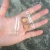 Kleine glazen potten met kurken Mini Wishing Flessen 100pcs 22 * ​​50 * 12.5mm 10ml