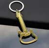 Gåva Zinc Alloy Beer Guitar Bottle Opener Bottle Opener Keychain KeyRing Key Chain Key Ring Köksredskap