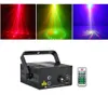 Mini 8 Big Patterns RG Laser Projektor Stage Utrustning Ljus 3W Blå LED Mixing Effect DJ KTV Show Holiday Laser Stage Lighting L08RG