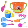 Jouets de plage pour enfants Lunettes de soleil pour enfants Seau de plage Sable Jouets Jeu de plein air Eau Sable GiftsSet Bébé Été Outil de dragage Combinaison Costume LD52