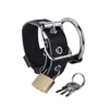Men Male Adjustable Leather Buckling Penis Chastity Harness Belt Strap with Lock #R90