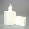 클래식 흰색 플라스틱 사각형 병 화장품 빈 흰색 플라스틱 로션 병, BB 크림 플라스틱 병 30 ml 50 ml F770