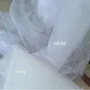 3M One Layer Lace Edge White Bridal Veil Women Wedding AccessoriesIvory Catherdal Wedding Veil Long With Combe8847452