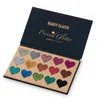 Drop 6 Sztuk / partia Beauty Glazed15 Kolory Makeup Eyeshadow Metalliczny Kosmetyczny Eye Shadow Paleta Shimmer Tropic Loose Proszek