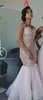 Afrikanska sjöjungfrun brudtärna klänningar lång blandad stil applikationer av axel bröllop gäst bär split sida piga av ära kappor prom klänning