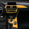 Hela inre centrala kontrollkonsoluttag Panelen Kolfiberskydd Film klistermärke Decal Car Styling för BMW F30 F35 ACC4305506
