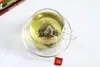 100pcs / lot Naylon Piramit Çay Poşeti Çay demlik Yeni Çay Süzgeç Teabags 5.5 * 6.8cm boşaltın