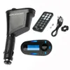 S 35mm Audio Blue LCD Car Kit Car Mp3 Music Player Remote Wireless FM Transmitter Modulator Auto RadiousB SD MMC7009299