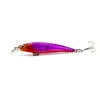 Ny ankomst 6 färger 8cm / 6g Transparent Laser Minnow Fiske Lures, Fiske Hårdbete, 60st / Lot, Gratis frakt