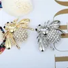 Europäische und amerikanische große süße Bienenbrosche cz Brosche Pin Kragen Strickjacke Kleid weibliche Schmuckbroschen für Hochzeitsblumensträuße