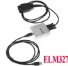 ELM327 USB Aluminium RS232 COM Metal OBD2 ELM 327 CAN-Bus skaner OBD2 Code V1.4 Wersja Real ELM327 USB PIC18F25K80 + CP2102