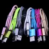 1M 2M 3M Legering Stof Gevlochten Kabel Type C Micro USB Data Charger Cables voor Samsung S4 S6 S7 HTC Android-telefoon