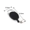 Telescopic Keyring with Nylon Rope Anti Lost Pull Buckles Mountaineering Buckle Spring Type Key Chain wen6681