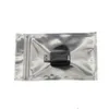 9*16cm(3.54''x6.3'') Aluminum Foil Clear Front Resealable Plastic Zipper Pouch Retail Zip Lock Pack Bag Zip lock Mylar Food Bag Package