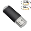 벌크 50pcs 플래시 펜 드라이브 드라이브 사각형 16GB USB 플래시 드라이브 고속 16GB 메모리 스틱 PC 노트북 태블릿 썸 스토리지 멀티 컬러