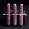 110mm Strawberry Quartz Smooth Massage Wand Natural Strawberry Quartz Gemstone Facial Body Relaxing Massage Stick for Health Healing Crystal