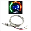 Siyah 2quot 52mm Araç Motor Dijital 20 LED EGT Egzoz Gaz Sıcaklığı Göstergesi Otomatik Araba Stil EGT GAUGE7562153