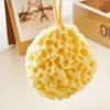 Honeycomb Dusch Svamp Badkar Dusch Boll Scrub Soft Spa Body Svampar Power Cleaning Tools Flower Bath Ball