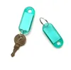 Insérer photo porte-clés numéro de carte-clé blanc cristal Rectangle porte-clés étiquette de bagage fête faveurs livraison gratuite