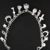 Bracelets à maillons Bracelet en argent / chaîne de cheville pour dames, cadeau de déclaration pour filles et femmes