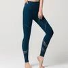 Roupa de ioga calças de exercícios para mulheres de alta cintura pernas de cintura hollow Out Exercício ativo desgaste feminino esportivo legging1