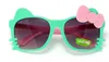 Enfants filles garçons lunettes de soleil enfants plage fournitures UV lunettes de protection bébé mode mignon arc chat parasols lunettes