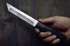 Высококачественный katana vg10 eamascus ette steel tanto blade rebony ручка с фиксированной лезвией с деревянной оболочкой коллекции Lnife306o