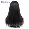Brazylijskie proste koronkowe peruki, regulowane wstępnie wyczerpane jedwabna podstawa koronkowe czołowe peruki ludzkie włosy peruki dla czarnych kobiet Who1195175