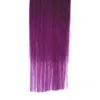 T1B / Púrpura Cabello brasileño Aplicar cinta adhesiva de la piel Pelo de la trama 100 g 40 unids / lote Extensión de la extensión BANDE Adhesivo Piel de la piel Ombre Ombre