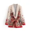 casacos florais do quimono