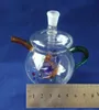 Hookah Teapot、Wholesaleガラスボンズオイルバーナーパイプ水パイプガラス管オイルリグ喫煙送料無料FGNG