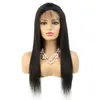 Perruque Lace Front Wig lisse et soyeuse, cheveux naturels brésiliens vierges, couleur naturelle, 4x4 5x5 6x6 7x7 13x4 13x6, 360, pour femmes