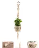 Plant hanger natuurlijke katoenen touw haak mand bloem pot netto houder container mand opknoping bloem potten decoratieve multi-ontwerp