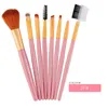 MAANGE 8Pcs Makeup Brush Foundation Powder Eye Shadow Eyeliner Lip Eyelash Make Up Brush Set Cosmetic Tool Shader Synthetic Hair