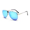 Hommes ou femmes lunettes de soleil Original femme dame UV400 miroir Kim Kardashian lunettes de soleil entièrement en métal nouveau Fashion6549742