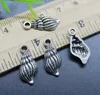 Groothandel 100 stks kleine conch charms hanger retro sieraden maken DIY sleutelhanger oude zilveren hanger voor armband oorbellen 19 * 9mm
