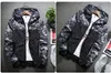 Höst kamouflage jackor män mode utskrift hooded bomber coat slim passform man windbreaker casual kläder ytterwear m-2xl