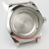 40mm silver i rostfritt stål handledsavägg fall fit eta2836 miyota 8205 8215 821a Mingzhu DG2813 3804 Rörelse P707226Y