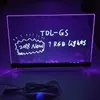 RGB LED ACRYLIC EDGE LIT SIGN IRリモートハンギングブランクアクリルサインレストランEL DC 5V USB POWERWHOLL 7727524