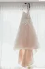 Impressionante vintage applique renda sereia plus size vestido de casamento ao ar livre beading faixa luz champanhe vestidos de noiva