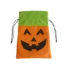 Creative Halloween Pumpkin Ghost Kids Dolcetto o scherzetto Sacchetti di caramelle Borsa con coulisse regalo gatto nero non tessuto Giocattoli per bambini di Halloween