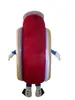 2018 Discount vente d'usine costume de mascotte de hot-dog taille adulte caractère hot-dog Costumes pour déguisements vêtements de fête